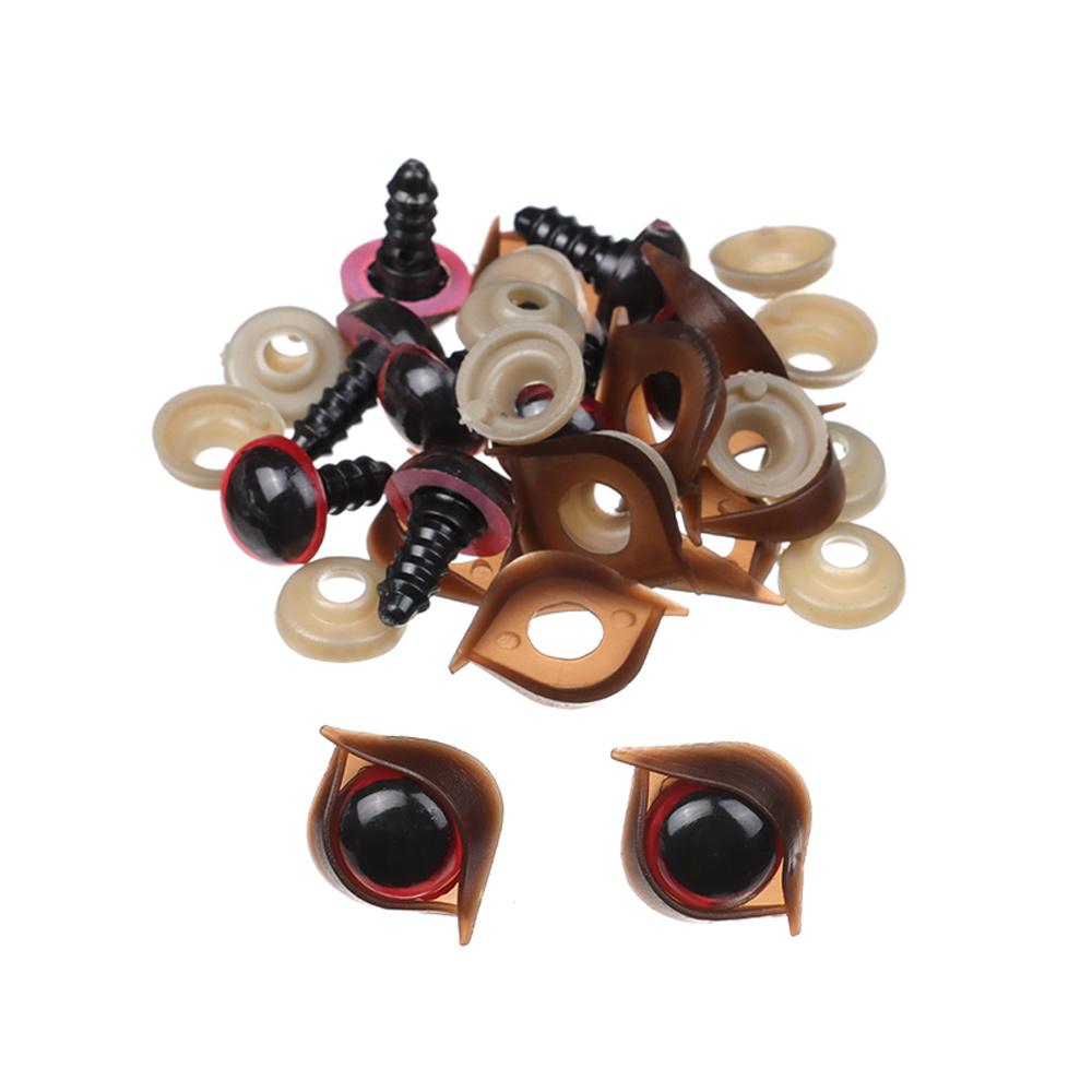 10pcs/5pairs High Quality Plastic  Parts Puppet Crystal Eye Dolls DIY Tools Eyes Crafts Bear Animal Accessories