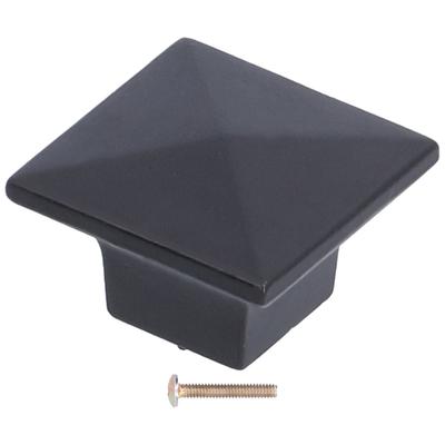Black Single Hole Cabinet Handle Zinc Alloy Dressers Knobs for Wardrobes Furiniture Home