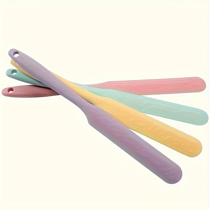 4pcs Silicone Spatula Set - Heat Resistant, Non-Stick, Easy Clean, Ergonomic Design for Comfortable Grip -Perfect for Baking, Cooking, Outdoor Leisure