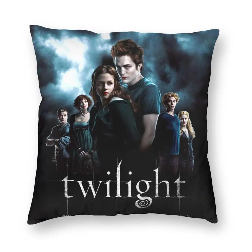 Die Twilight Saga Biss zum Morgengrauen Kissenbezug Schlafzimmer Haus Dekorativ Geschenk Kissenhülle Quadratisch Reißverschluss Kissenbezüge Satin Weich