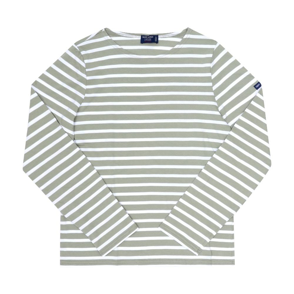 

Saint James Unisex Long Sleeve Tee Modern Stripe 9858 Amandier Neige 9858 AMANDIER NEIGE (XL)
