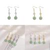 Chinese Knot Retro Pearl Ear Hooks Hanfu National Tide Highgrade Pearl Ear Drops Tassel Pendants Ear