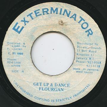 

7inch Record FLOURGAN - Get Up And Dance NONE Exterminator 1988 Jamaica Reggae, Ska & Dub Used