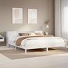 VidaXL Bunk Bed Without Mattress White 200x200 Cm Solid Pine Wood, Bed, Bedroom Furniture, Bed with Storage, 3322820