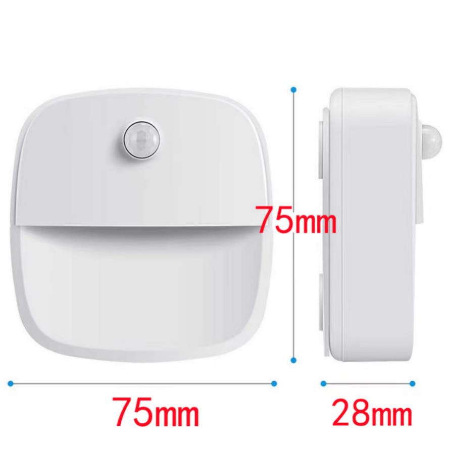 LED Night Light Cabinet Lights Smart Motion Sensor Light Wall Lamp for Home Aisle WC Hallway Stair Kitchen Bedroom Night Lamp
