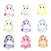 5PCS Multifuntional Clear Acrylic Specter Shape Beads Jewelry Beads Set Suitable for Home Decors Handbag Embellishments