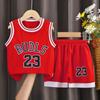 Children's Summer Basketball Uniform Set - Boys' Sleeveless Vest & Shorts for Toddlers