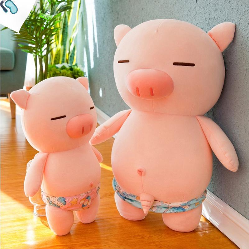 Soft And Squishy Plush Pig Toy Perfect Beach Companion For Girls Funny Gift Idea