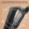 Ceramic Hair Straightening Irons Dual Use Professional With 30S Fast Warm Up For All Hair Types