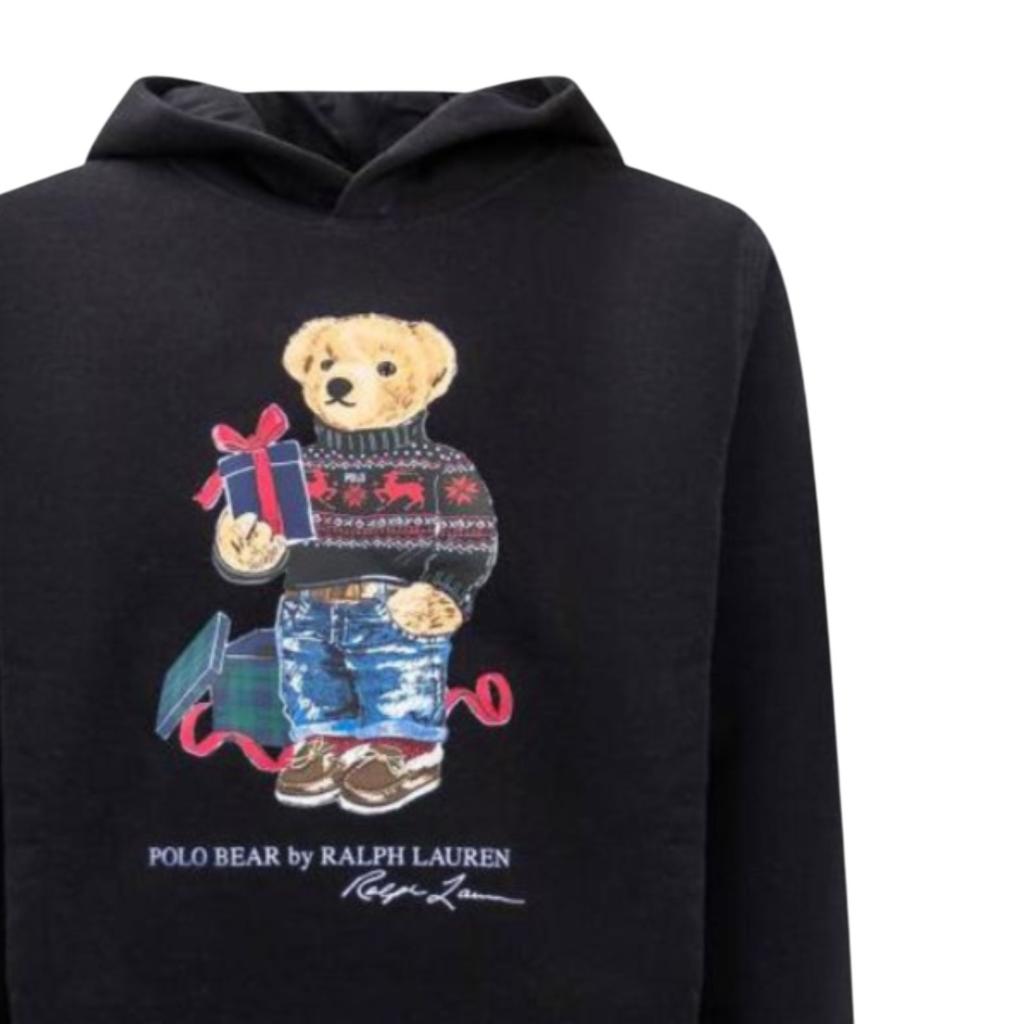 Polo Ralph Lauren Mikina s kapucí a potiskem zvířecího vzoru s medvědem Polo Pánská mikina 710852453-033
