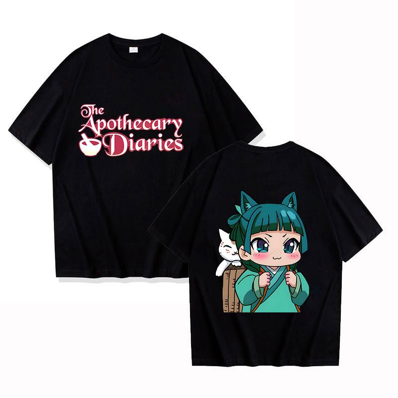 New Anime The Apothecary Diaries Printing T Shirts Women Fashion Short Sleeve T Shirt Unisex Cool Summer Casual Loose T-shirt