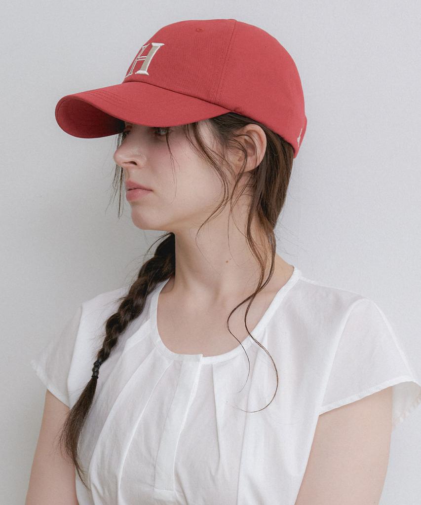 Hallen Signature H Logo Ball Cap (C081_Red)