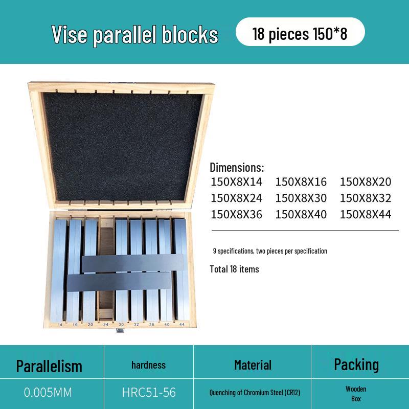 Parallel Shim Vise: CNC Milling Machine Fixture for Equal Height Support