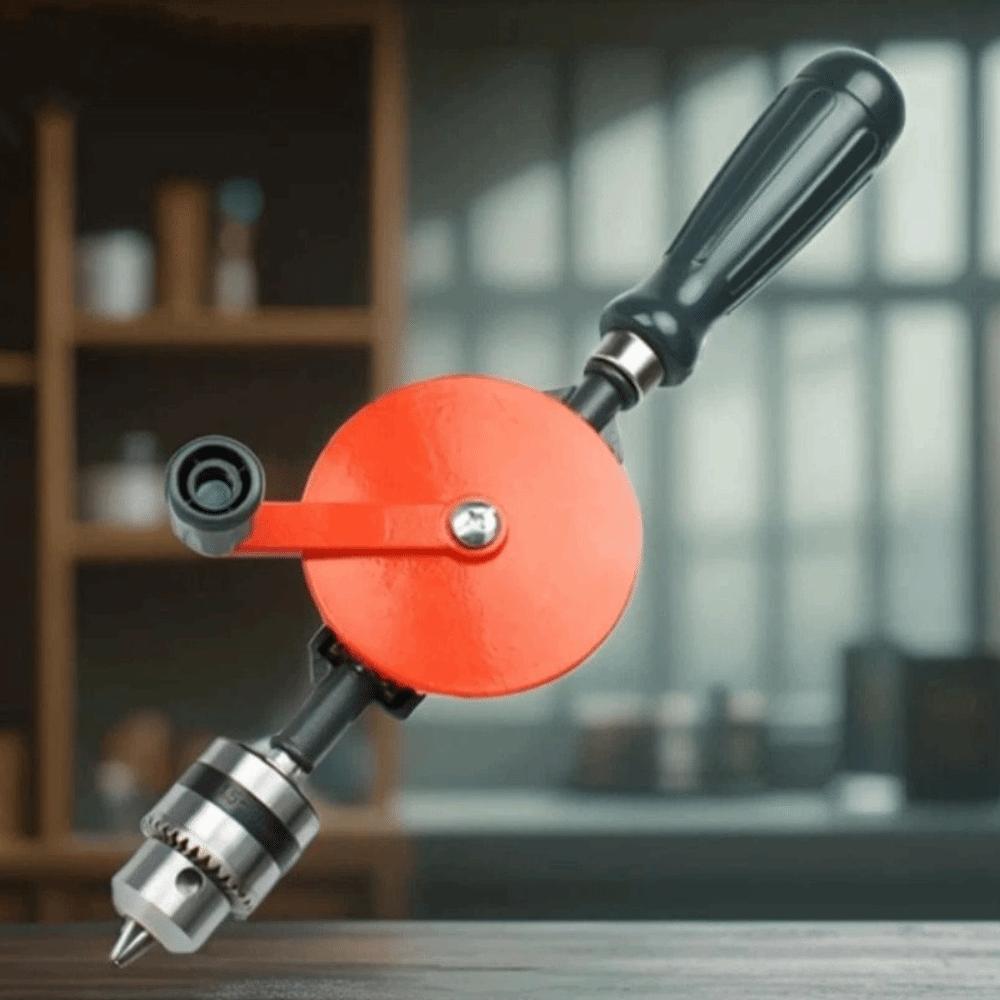 3/8 Inch Hand Drill Double Pinions Hand Crank Drill Woodworking Drill  Acrylic Drilling