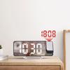 Unique LED Alarm Clock with Wall Projection, Snoozes Function, USB Charging