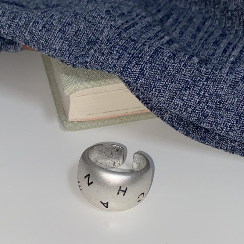 Koreanischer Stil 925 Sterlingsilber Damen Luxus Offener Stapelring