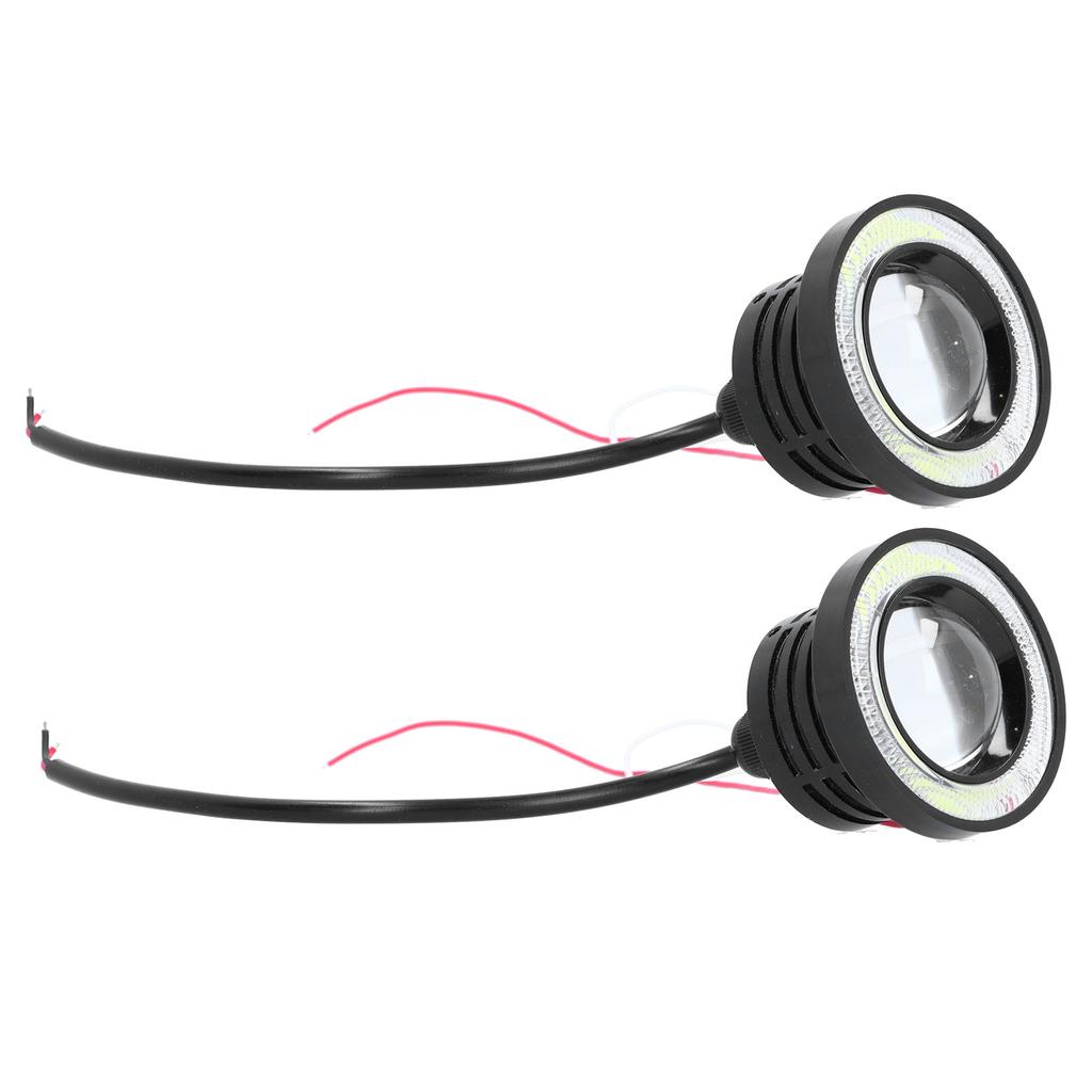 30W 2,5in Nebelscheinwerfer vorne IP65 Wasserdicht 1200LM LED Universell Weißes Licht Äußerer Ring 12V