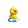 Little Yellow Duck DIY Scenery Swimming Ring Blind Box Ornament