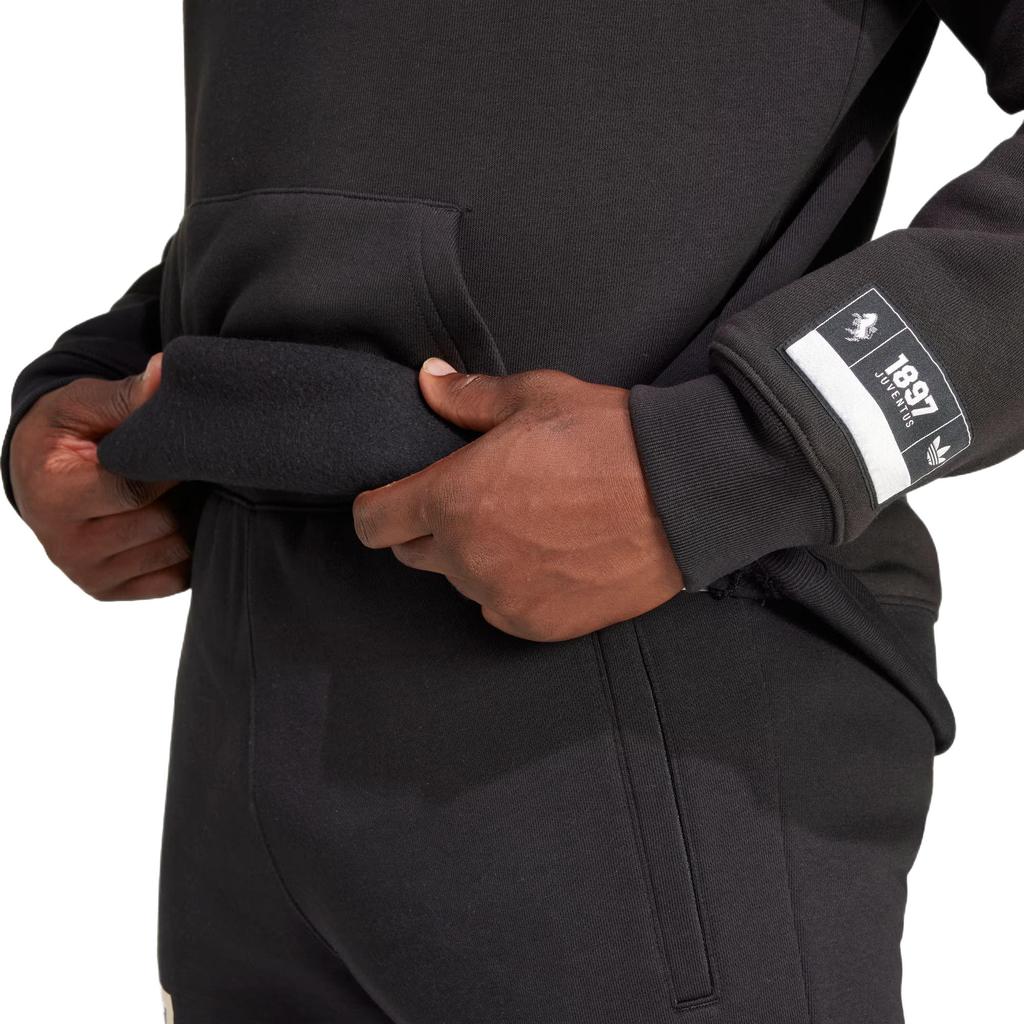 Adidas Juventus Vrct Hoodie Black/Active Gold Men Streetwear JF2567