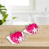 2pcs Diamond Rose Hand Flower Pearl Rhinestone Wedding Corsage Wrist Corsage  For Bridal Party