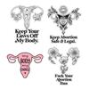5 Pcs Uterus Sticker Waterproof Vinyl Decals Stickers Women S Reproductive Rights Decal for Laptop Car Phone Water