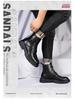 2025 Men's Genuine Leather High Top Martin Boots, Trendy Thick-Soled, Retro British Style, Plus Velvet.