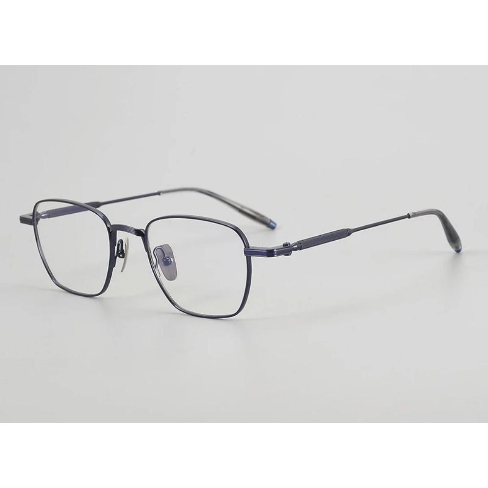 Rame de ochelari noi unisex geometrice pătrate poligonale titan pur ușoare stil vintage ochelari de vedere cu dioptrii ochelari de titan