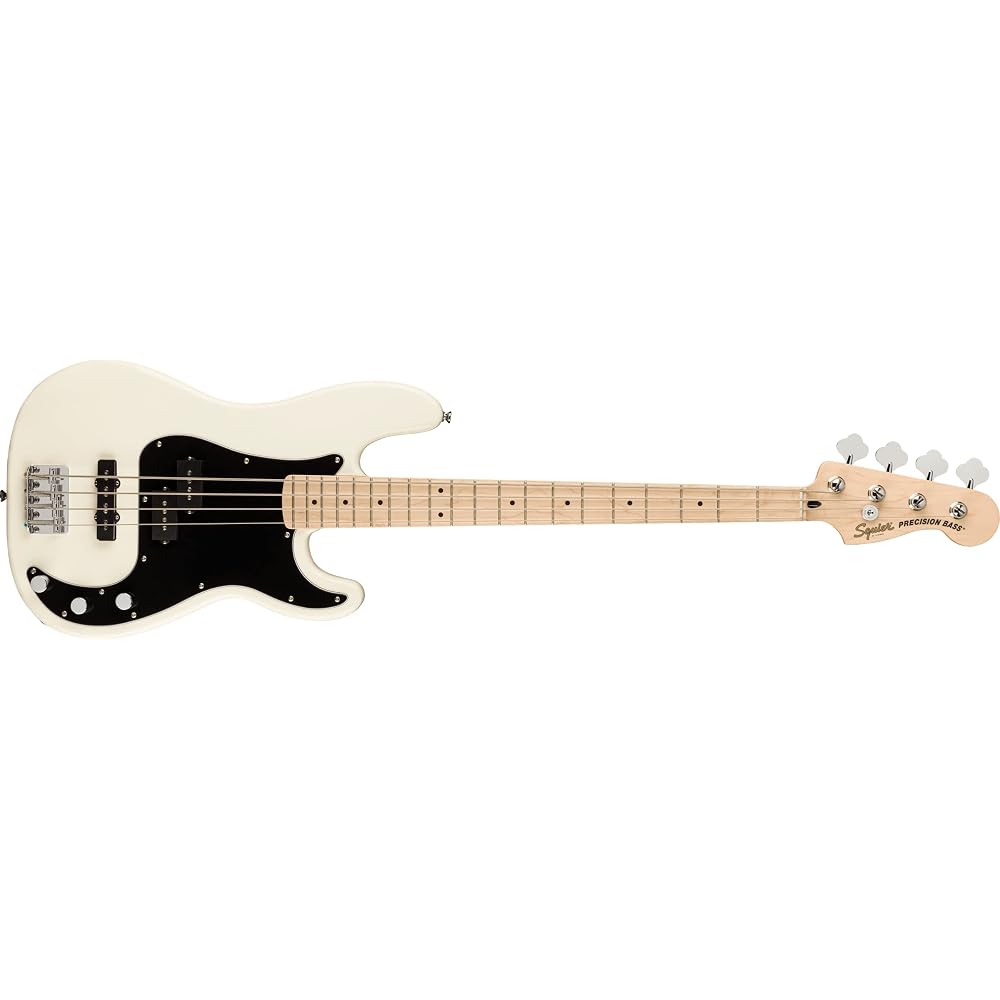 Squier by Fender Electric Bass Affinity Series™ Precision Bass® PJ, Maple Fingerboard, Black Pick...