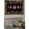 Moonlight Garden Tapestry Plants Flowers Ins Style Wall Hanging Waterproof Fade Proof Bedroom Room Wall Decor Home Decor