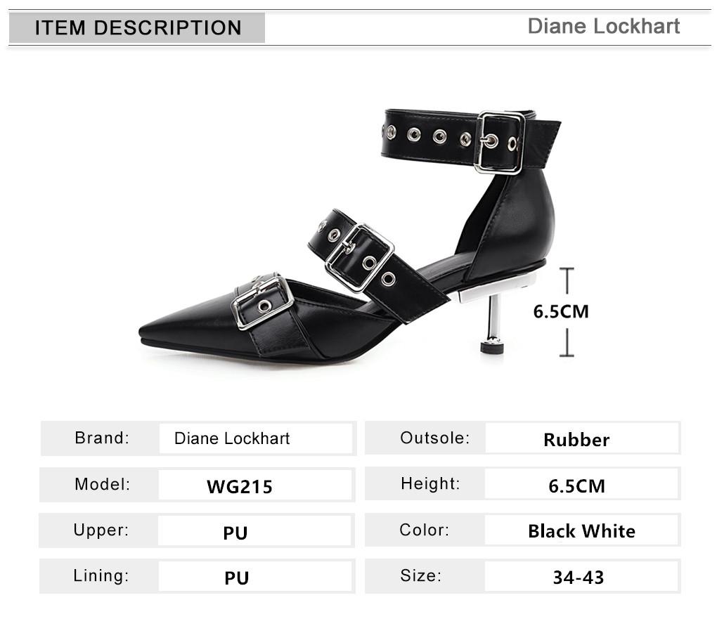 Fashion 2025 Spring New Women Gladiator Pump Thin High Heels Pointed Toe Ankle Strap Buckle Party Ladies Sandals Shoes Zapatos Mujer