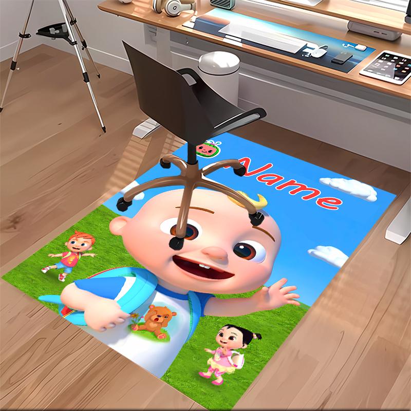 Custom personalization CoComelon - Dance Party Print Area Rug - Soft, Washable Non-Slip Indoor Mat,Living Room,Home&Office Decorative Rug