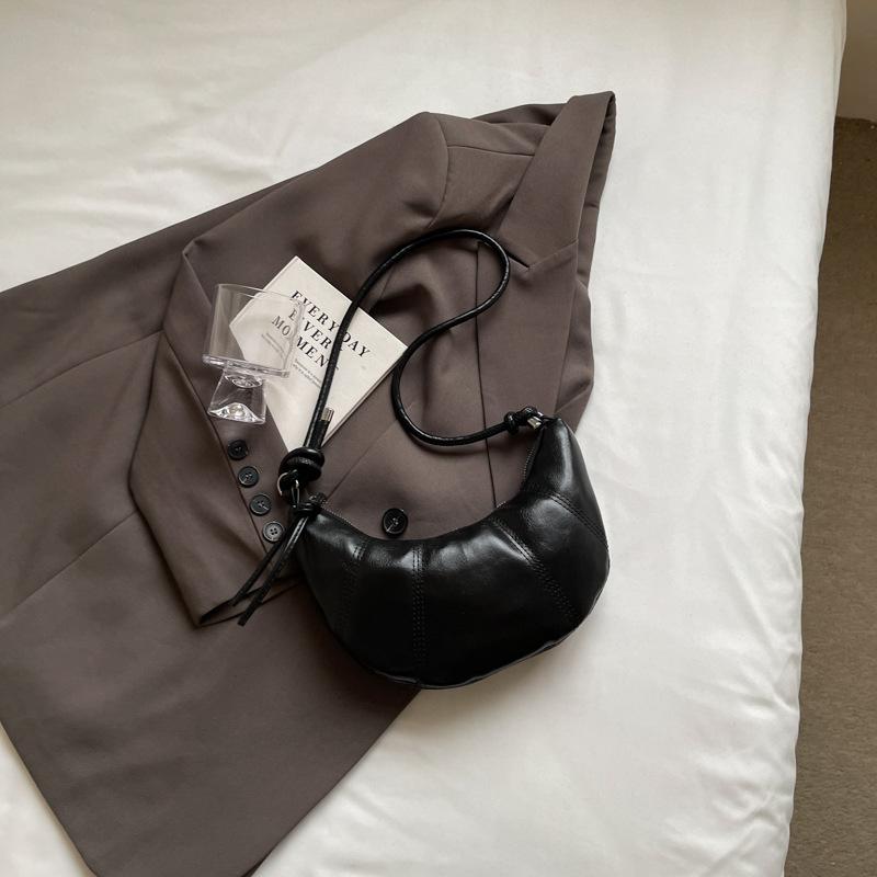 Casual Dumpling Bag Oblique Span Bag Women's Fashion 2025 New Korean Version Student Large-capacity Shoulder Armpit Bag