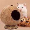 Yousheng Hamster House Bite-resistant Natural Coconut Shell Guinea-pig Hamster Hideout House Toy Pet