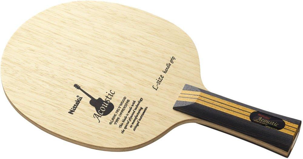 

Nittaku Acoustic LG Shakehand Offensive Table Tennis Flare NE-6148 Racket, 5-Ply