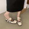 Fashion 2024 Women Flat Bow-knot Shoes Fashion Split Toe Flat Heel Loafer Shoes Shallow Soft Leather Casual Outdoor Mary Jane Shoes