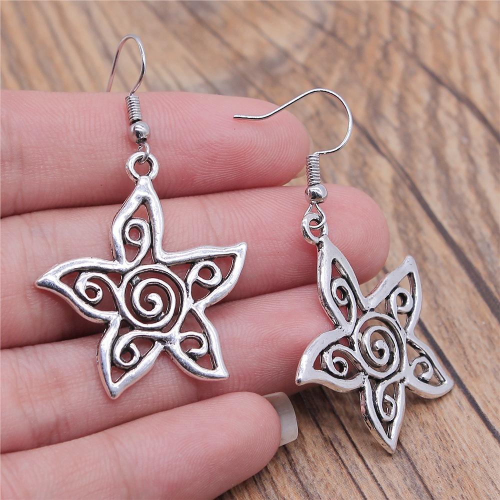 54 Styles Vintage Fashion Women Jewelry Flower Dangle Earring Drop Jewelry Accessories For Women Sunflower Rose Daisy Earrings