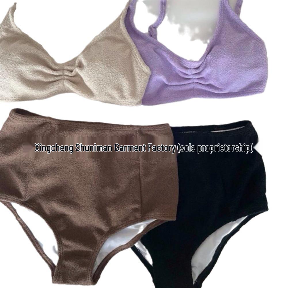 Korejské dámské bikiny v ins stylu: Sexy, Dělený design pro menší poprsí, Plavky Pure Desire pro horké prameny