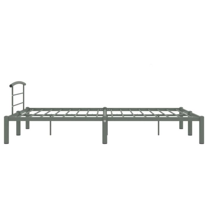 VidaXL Bed Frames Grey Metal 160 X 200 Cm