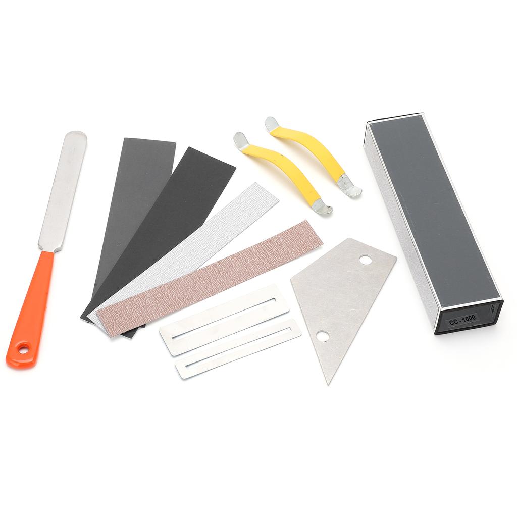 Guitar Luthier Tool Set Levelling Maintenance Repair Kit Accessory for Acoustic Electric Bass