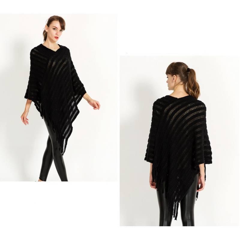 Stylish Winter Scarf And Poncho Versatile Knit Wrap For Women In Cozy Colors