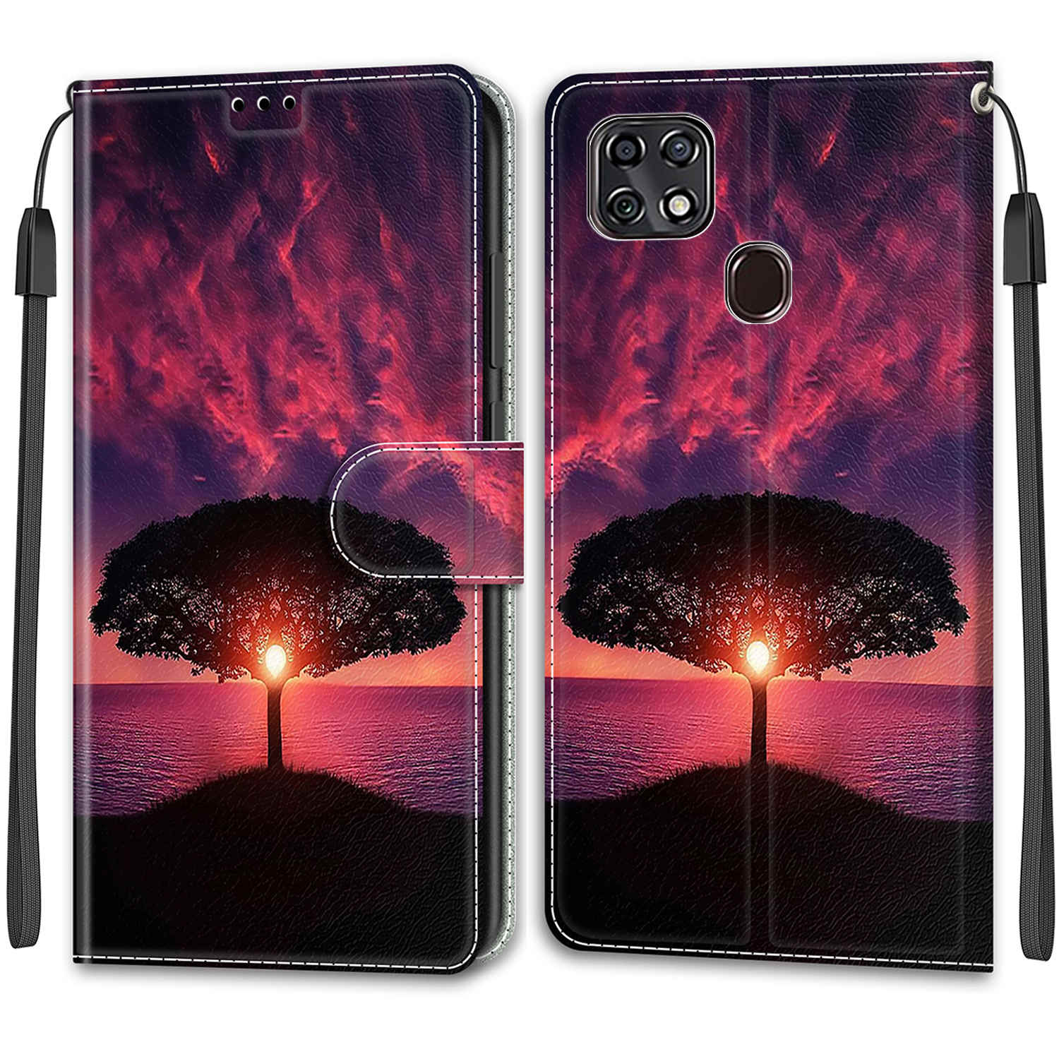 

Роскошный окрашенный кожаный чехол-кошелек в стиле книги, защитный чехол для ZTE Blade 20 Smart ZTE Blade 20 smart