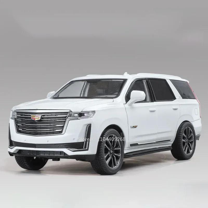 1:24 Scale Escalade Car Model Toy Shock Absorption Doors Opened Alloy Diecast Vehicle Models Collection Gifts for Children