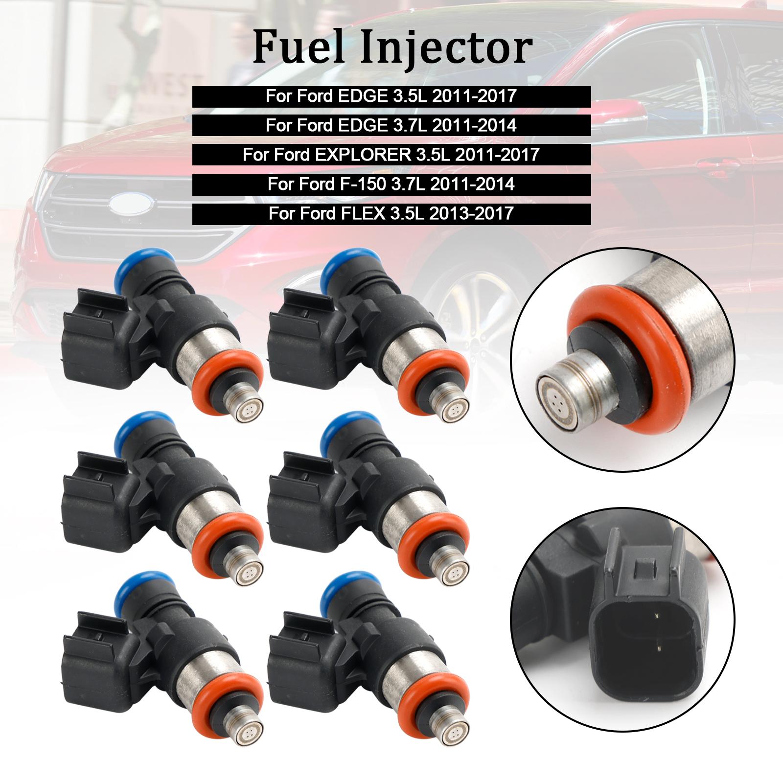 

6PCS Fuel Injector 0280158191 Fit for Ford Explorer Taurus Edge Flex 3.5L 2011-2017