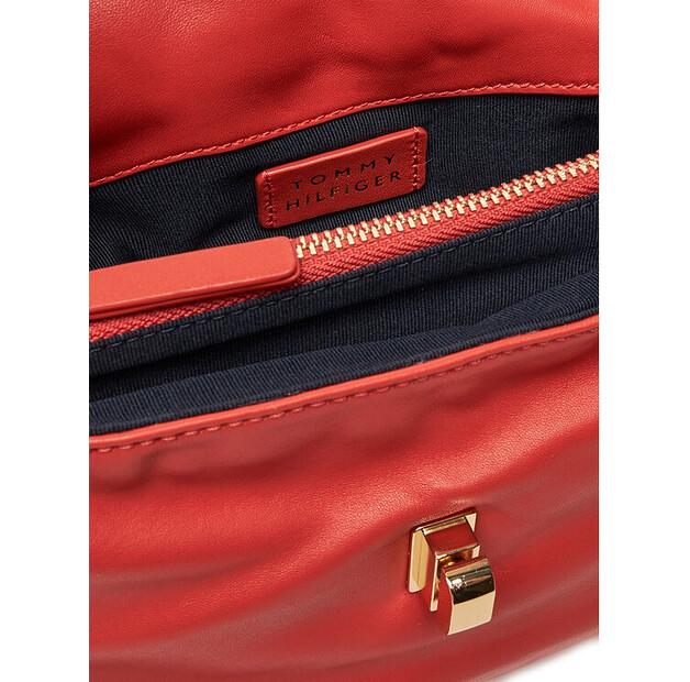 Bag Tommy Hilfiger Tommy Hilfiger Soft Leather Conv Crossover AW0AW17638 Beige