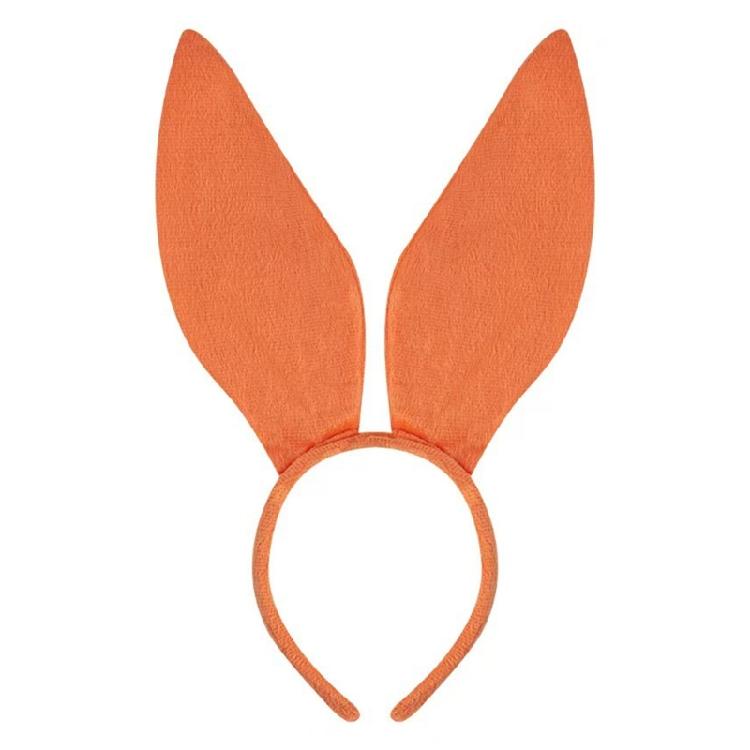 Diadema a forma di orecchie lunghe da ragazza Divertente cerchietto da coniglio per festa Compleanno Fasce per capelli Copricapo da palcoscenico Accessori per foto di Pasqua