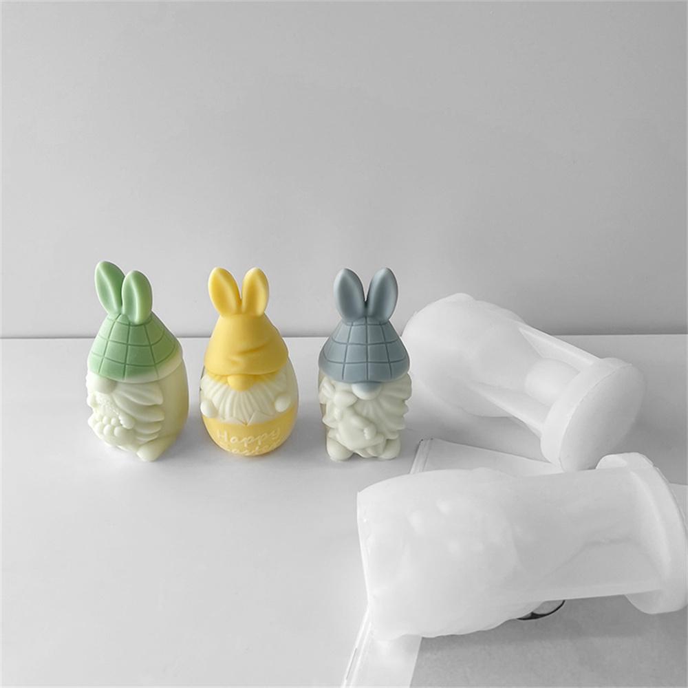 3D Velikonoční formy na skřítky Velikonoční silikonové formy na skřítky pro výrobu svíček, silikonová forma na svíčky se skřítky DIY ručně vyráběné řemeslo pro aromaterapii