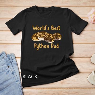 Weltbester Python Papa Schlangenbesitzer T-Shirt Unisex T-Shirt