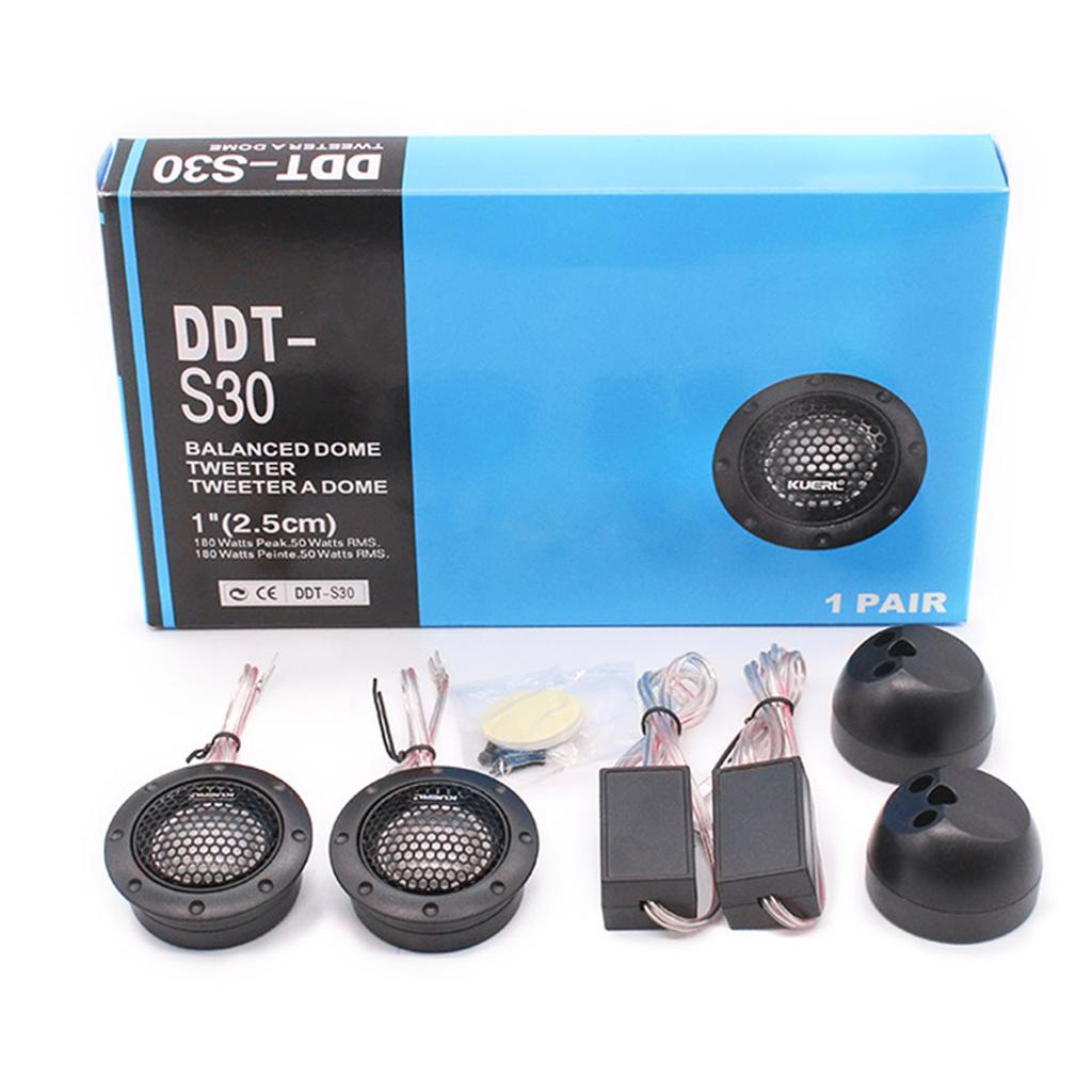 Auto Sound Tweeters Wide Frequency Response & Anti Magnetic Car Tweeter Speakers set High Durability for  High note