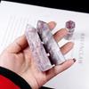 Beautifully Authentic Pink Tourmaline Tower Quartz Crystal Point Wand For Reiki Healing