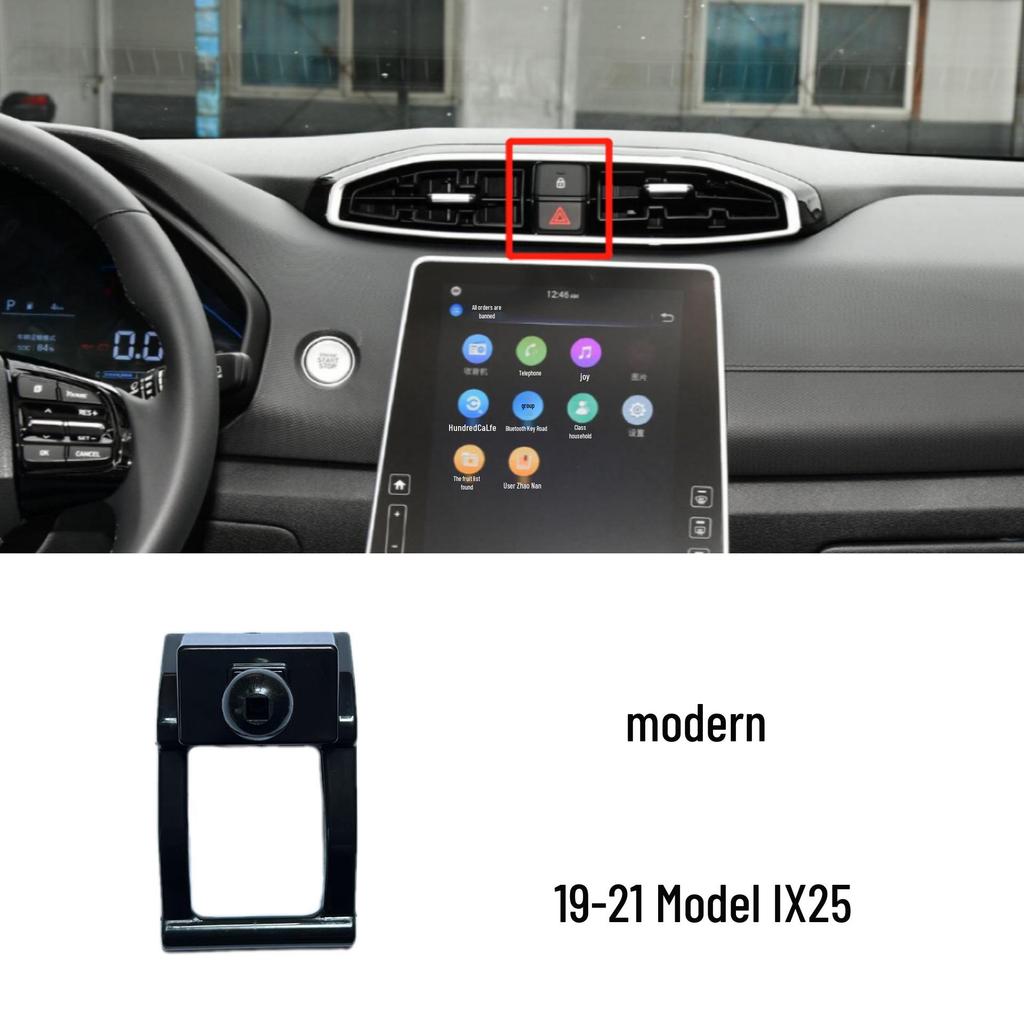 Custom Hyundai Tucson 2019 Car Phone Holder - Interior Clip-on Gravity Mount